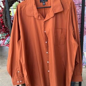 Alexander Julian Rust Button-Up Shirt